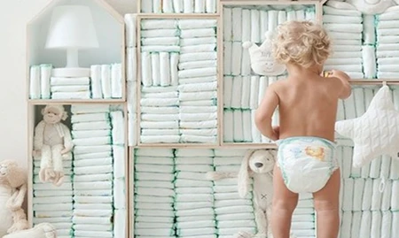 Hoeveel luiers per dag