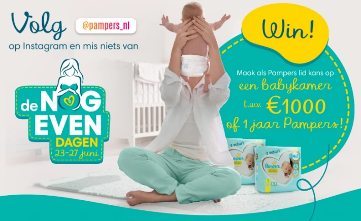 Pampers nog even dagen Pampers nog even dagen