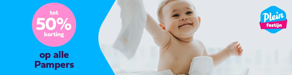 Pampers aanbieding Pleinfestijn groot Pampers aanbieding Pleinfestijn groot