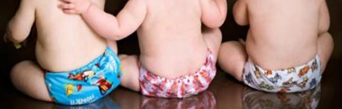 Baby's in wasbare luiers Baby's in wasbare luiers