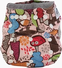 blije billetjes in het bos