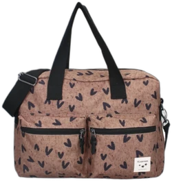 Kidzroom Care Kind At Heart Luiertas - Brown Kidzroom Care Kind At Heart Luiertas - Brown