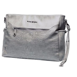 Little Company Copenhagen Luiertas - Croco Grijs Little Company Copenhagen Luiertas - Croco Grijs