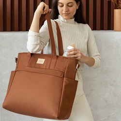 Nobodinoz Baby on the Go luiertas Clay Brown