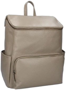 Kidzroom  Luierrugtas Care Sienna Lovely Leather - Taupe