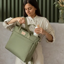 Nobodinoz Baby on the Go luiertas rugzak Olive Green Nobodinoz Baby on the Go luiertas rugzak Olive Green