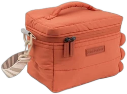 Done by Deer Quilted insulated bag Croco Papaya Luiertas