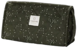 Noppies Botanical quilted luiertasje Beetle Luieretui Groen Bloemen Noppies Botanical quilted luiertasje Beetle Luieretui Groen Bloemen