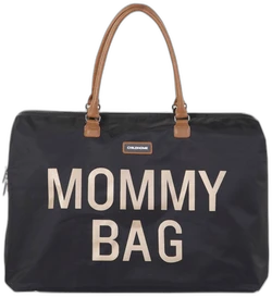 Luiertas Mommy Bag large CHILDHOME zwart goud