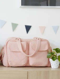 Luiertas Weekend VERTBAUDET poederroze Luiertas Weekend VERTBAUDET poederroze