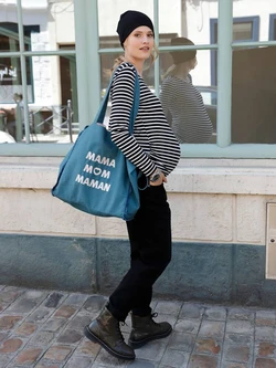 Luiertas Basic blauw