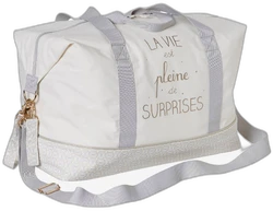 Luiertas voor het weekend La vie est pleine de surprises ivoor