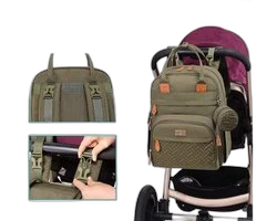 Baby Luiertas Rugzak, Verschoon Rugzak Luierzakken met Luiermat