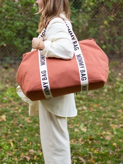 Luiertas Mommy Bag CHILDHOME terracotta
