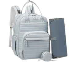 Stijlvolle reisluiertas voor babyverzorging