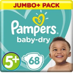 Pampers - Baby-Dry - Jumbobox+ - Maat 5+ Pampers - Baby-Dry - Jumbobox+ - Maat 5+