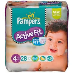 Pampers - Active Fit - Standaard pak- Maat 4