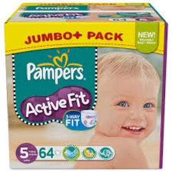 Pampers - Active Fit - Jumbobox+ - Maat 5