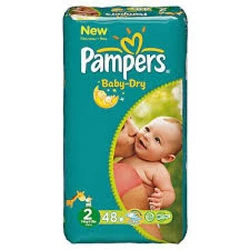 Pampers - Baby-Dry - Standaardpak - Maat 2
