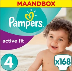 Pampers - Active Fit - Maandbox - Maat 4