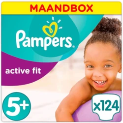 Pampers - Active Fit - Maandbox - Maat 5+