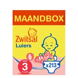 Zwitsal Luiers - maandbox - 3 Zwitsal Luiers - maandbox - 3