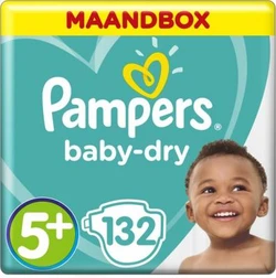 Pampers - Baby-Dry - Maandbox - Maat 5+ Pampers - Baby-Dry - Maandbox - Maat 5+