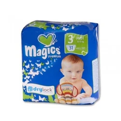 Magics Premium luiers - Standaard pak - Maat 3 Magics Premium luiers - Standaard pak - Maat 3