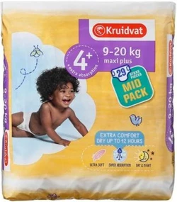 Kruidvat Luiers - Standaard pak - 4+ Kruidvat Luiers - Standaard pak - 4+