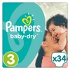 Pampers Baby-Dry Standaard pak 3 34 stuks