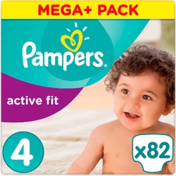 Pampers - Active Fit - Megabox+ - Maat 4