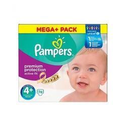 Pampers - Active Fit - Megabox+ - Maat 4+