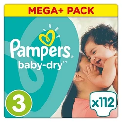 Pampers - Baby-Dry - Megabox+ - Maat 3