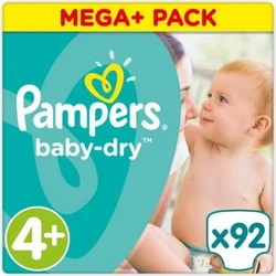 Pampers - Baby-Dry - Megabox+ - Maat 4+ Pampers - Baby-Dry - Megabox+ - Maat 4+