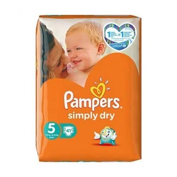 Pampers - Simply Dry - Voordeelpak - Maat 5