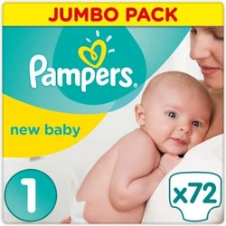 Pampers - New Baby - Jumbo Pack - Maat 1 Pampers - New Baby - Jumbo Pack - Maat 1