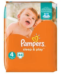 Pampers - Sleep & Play - Standaard pak - maat 4