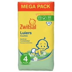 Zwitsal Luiers mega pak - 4 Zwitsal Luiers mega pak - 4