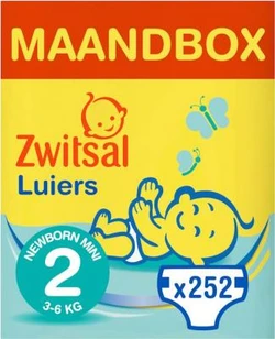 Zwitsal Luiers - maandbox - 2 Zwitsal Luiers - maandbox - 2