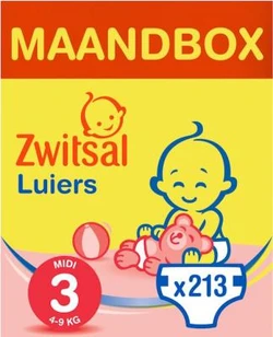 Zwitsal Luiers - maandbox - 3 Zwitsal Luiers - maandbox - 3