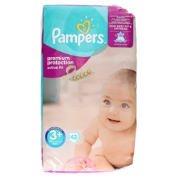 Pampers - Active Fit - Buitenlands pak - Maat 3+