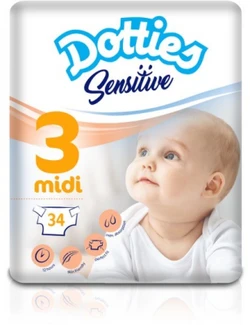 Dotties Sensitive luiers - standaard pak - 3