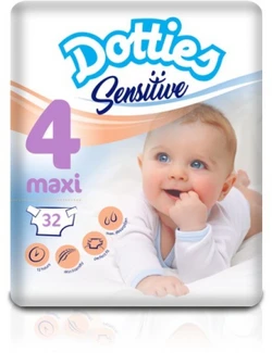 Dotties Sensitive luiers - standaard pak - 4