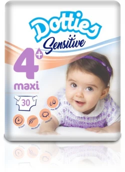Dotties Sensitive luiers - standaard pak - 4+