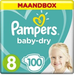 Pampers - Baby-Dry - Maandbox - Maat 8 Pampers - Baby-Dry - Maandbox - Maat 8