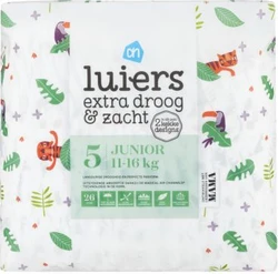 Beregoede luiers van Albert Heijn, standaard pak maat 5 Beregoede luiers van Albert Heijn, standaard pak maat 5
