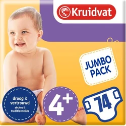 Kruidvat - Droog & Vertrouwd - Jumbo pak - 4+ Kruidvat - Droog & Vertrouwd - Jumbo pak - 4+