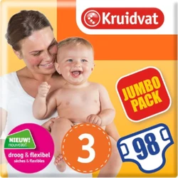 Kruidvat - Droog & Flexibel - Jumbo pak - 3 