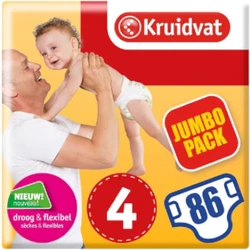 Kruidvat - Droog & Flexibel - Jumbo pak - 4