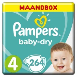 Pampers - Baby Dry - Maandbox+ - maat 4